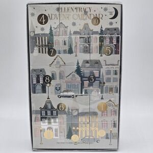 Ellen Tracy 12 Day Advent Calendar Beauty Set Cruelty Free Vegan Makeup Skincare